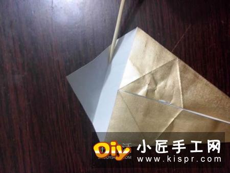 烟盒纸废物利用 手工折纸立体猫头鹰图解步骤