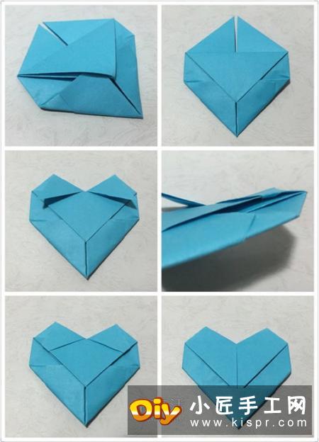 简单的手工爱心折纸图解步骤 呈现简洁线条美！