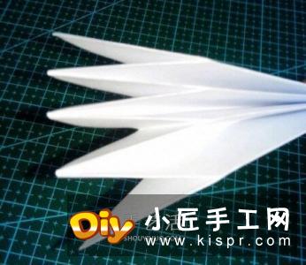 六翼炽天使之心折法 折纸带六翼翅膀爱心图解