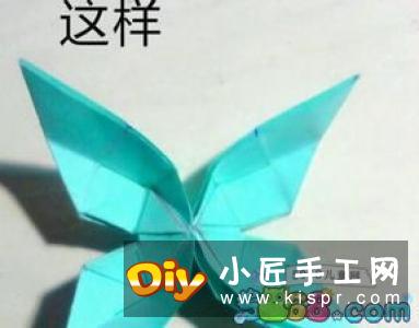 儿童折纸蝴蝶的简单教程 大翅膀蝴蝶怎么折图解