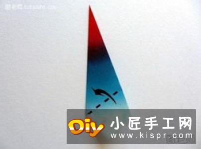 手工折纸五角星碗的折法图解教程