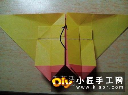 月亮代表我的心：浪漫月上心的折纸方法图解