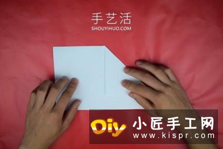 打扫卫生时戴头上！简单三角形帽子的折法