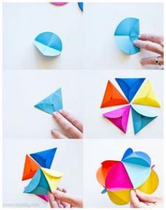 HTQ蝴蝶基本型的折纸方法 木有整形的步骤！