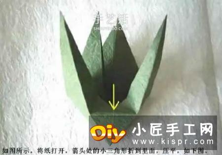 折纸花朵不可少！简单花萼的折纸方法图解