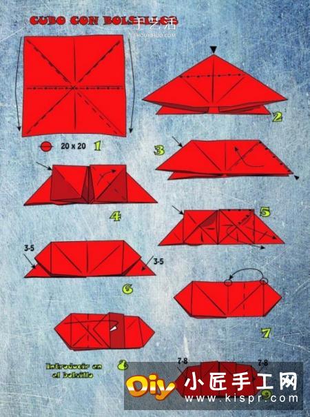 方程式赛车的折纸方法图解 作品看着很逼真！