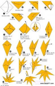 幼儿园手工折纸教程 最简单和平鸽的折法图解