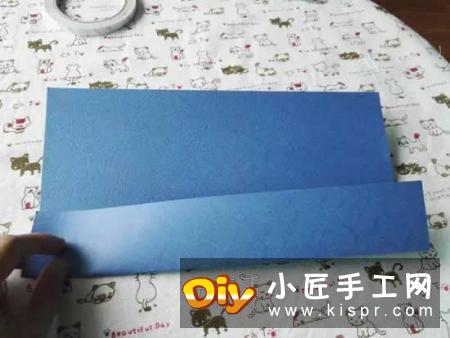 儿童简单纸玩具制作 可以控制海豚游来游去