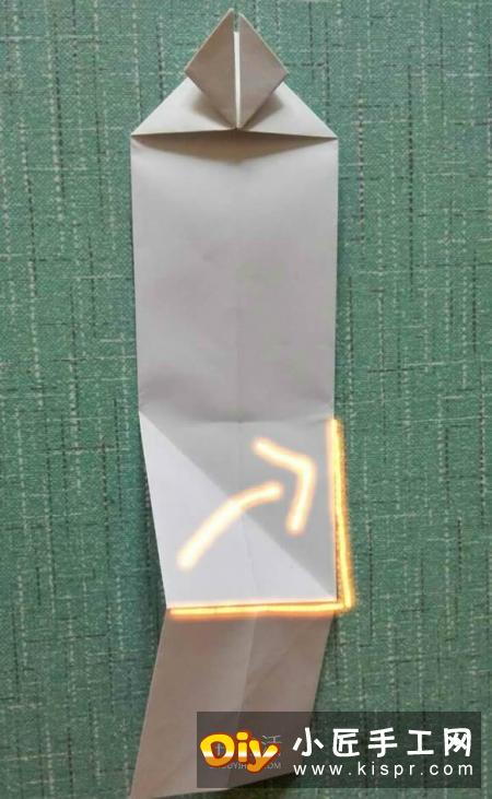 简单现代兵器折纸教程 可爱小坦克的折法图解
