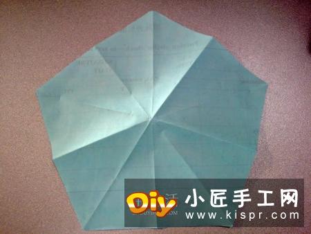 折纸基础教程：怎么用长方形纸做正五边形纸