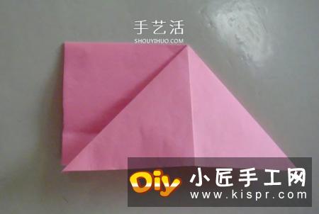 幼儿园小班折纸教程 简单折一条热带小鱼折法