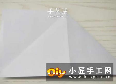 幼儿园简单折纸教程 可爱小飞碟的折法图解