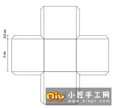 自制漂亮喜糖盒的折法带展开图纸