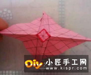 玫瑰纸盒的折法图解 情人节漂亮礼品盒的折法