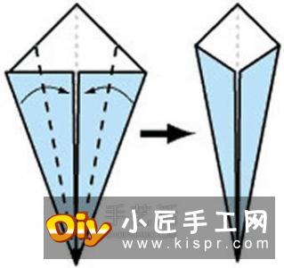 幼儿手工折纸天鹅图解 纸天鹅的折法步骤图