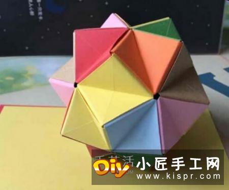 立体纸花球的折法图解 怎么折纸立体花球步骤