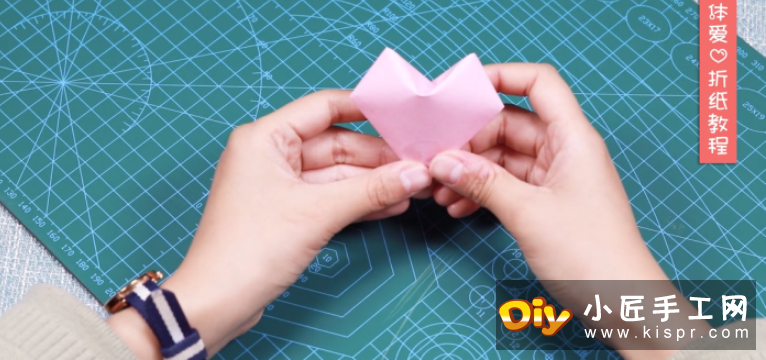 立体爱心折纸制作方法